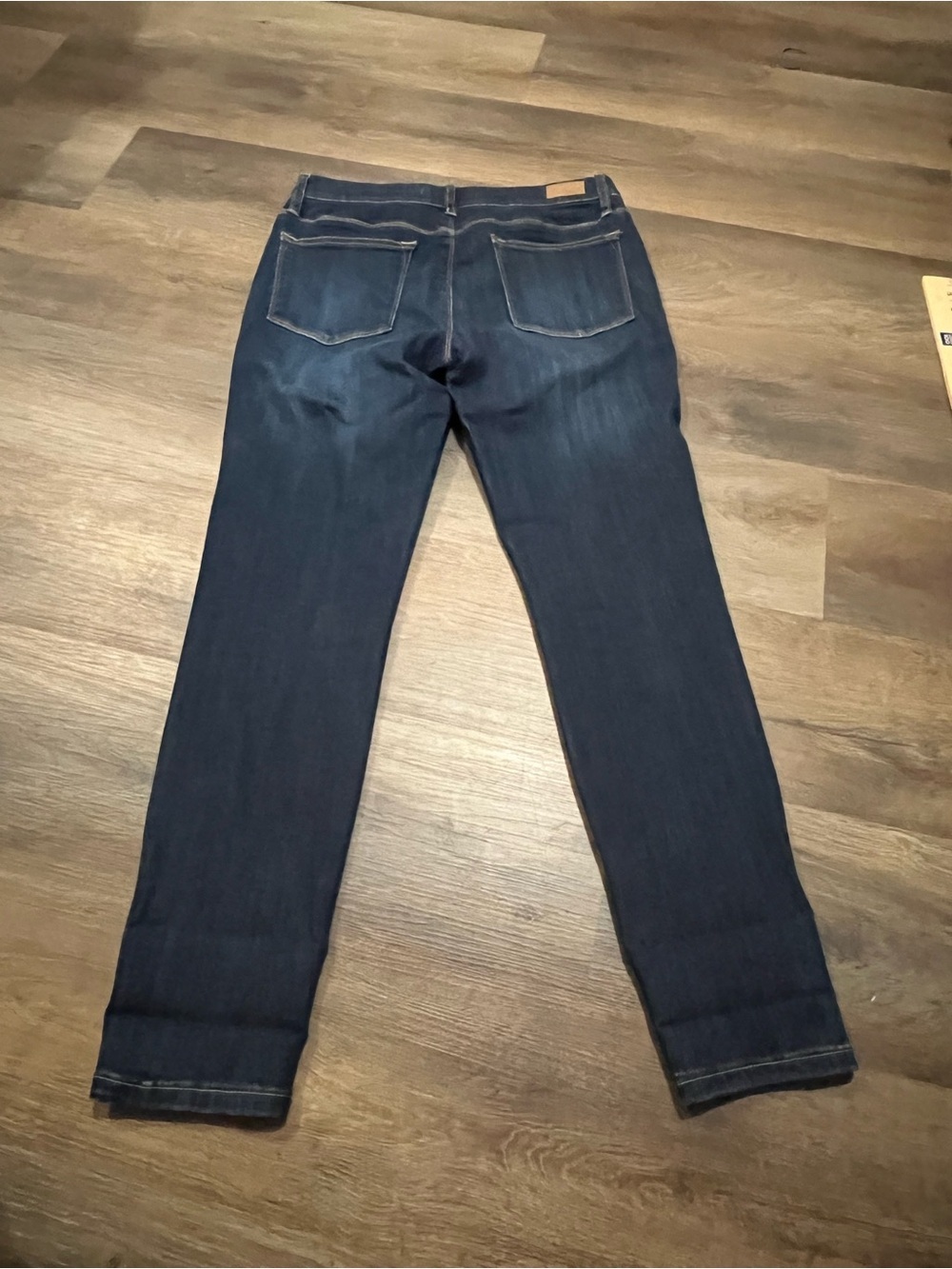 Judy Blue Mid-Rise Pull-On Skinny Jeggings | Size 11/30 |Dark Wash Stretch Denim - Picture 4 of 6